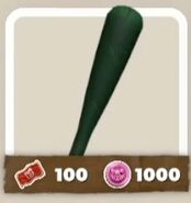 The Green Bat in the shop.