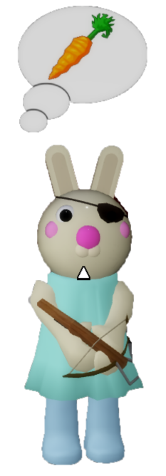 Bunny Npc Roblox Piggy Wikia Fandom - pink rabbit roblox