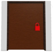 The basic variant of the Red Lock Door.
