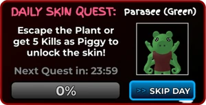 Parasee (Green) Daily Skin Quest