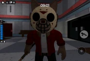 A gif of Doggy (Masked)'s jumpscare.