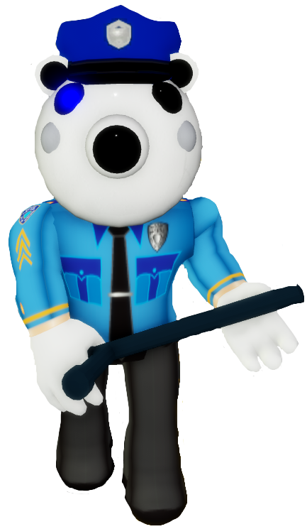 roblox piggy officer doggy drawing