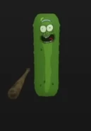 Pickle Rick in the intermission UI.