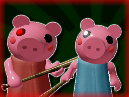 Player vs Bot in Roblox Piggy 