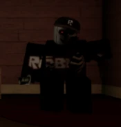 GUESTY in the preview of the skin when equipping him.