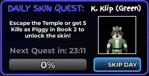 KKlipGreenDailySkinQuests