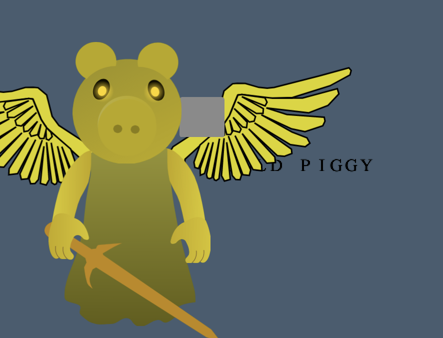 Gold/Bloxy piggy : r/RobloxPiggy