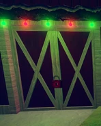 The Distorted Holiday variant of the Red Lock Door.