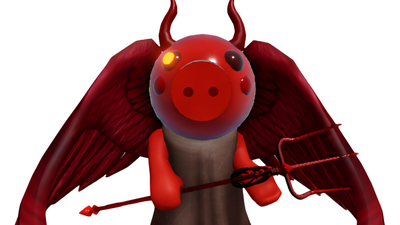 Piggy Roblox Svg PNG Roblox Characters Svg Piggy Devil Svg 