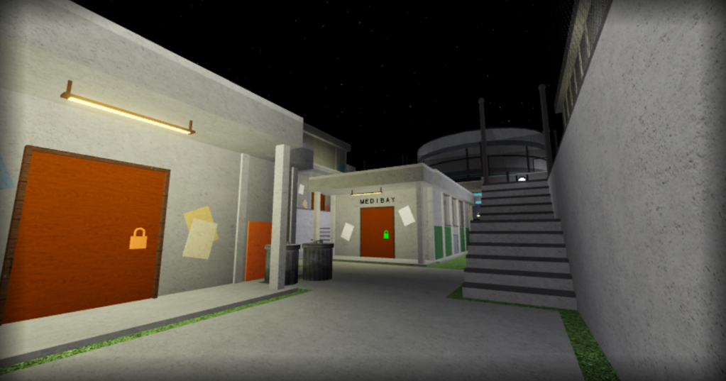 Outpost Chapter 11 Roblox Piggy Wikia Fandom - fire exit door roblox