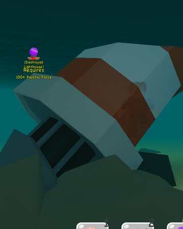 Destroyed Lighthouse Power Simulator Wiki Fandom - where is pyramid in power simolautor roblox