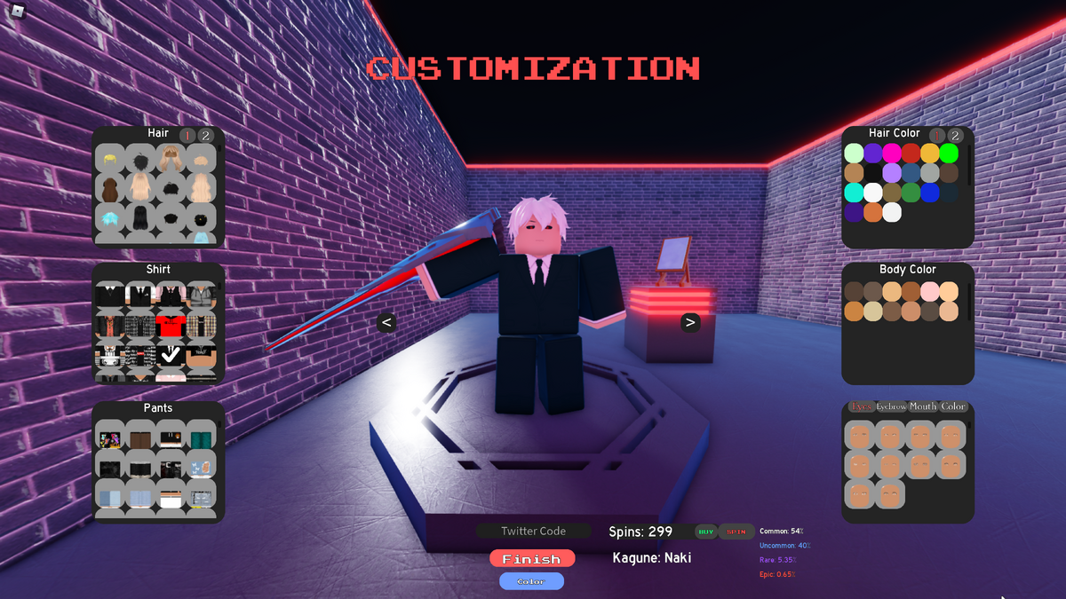 Who is Ginkui in Roblox Project Ghoul - Touch, Tap, Play