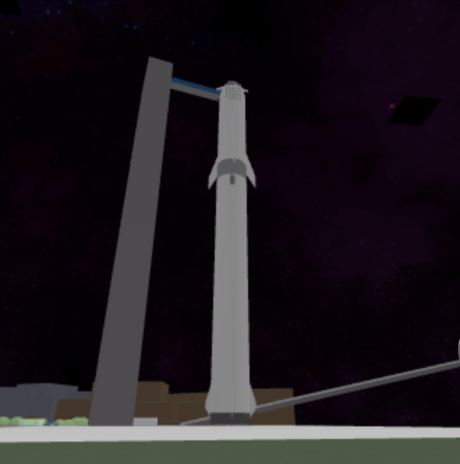 Big Falcon Rocket Roblox Rocket Tester Wiki Fandom - roblox rocket tester ufo