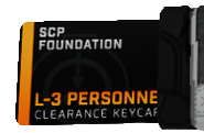 Keycards Scp Roleplay Wiki Fandom - scp roblox level 3 keycard