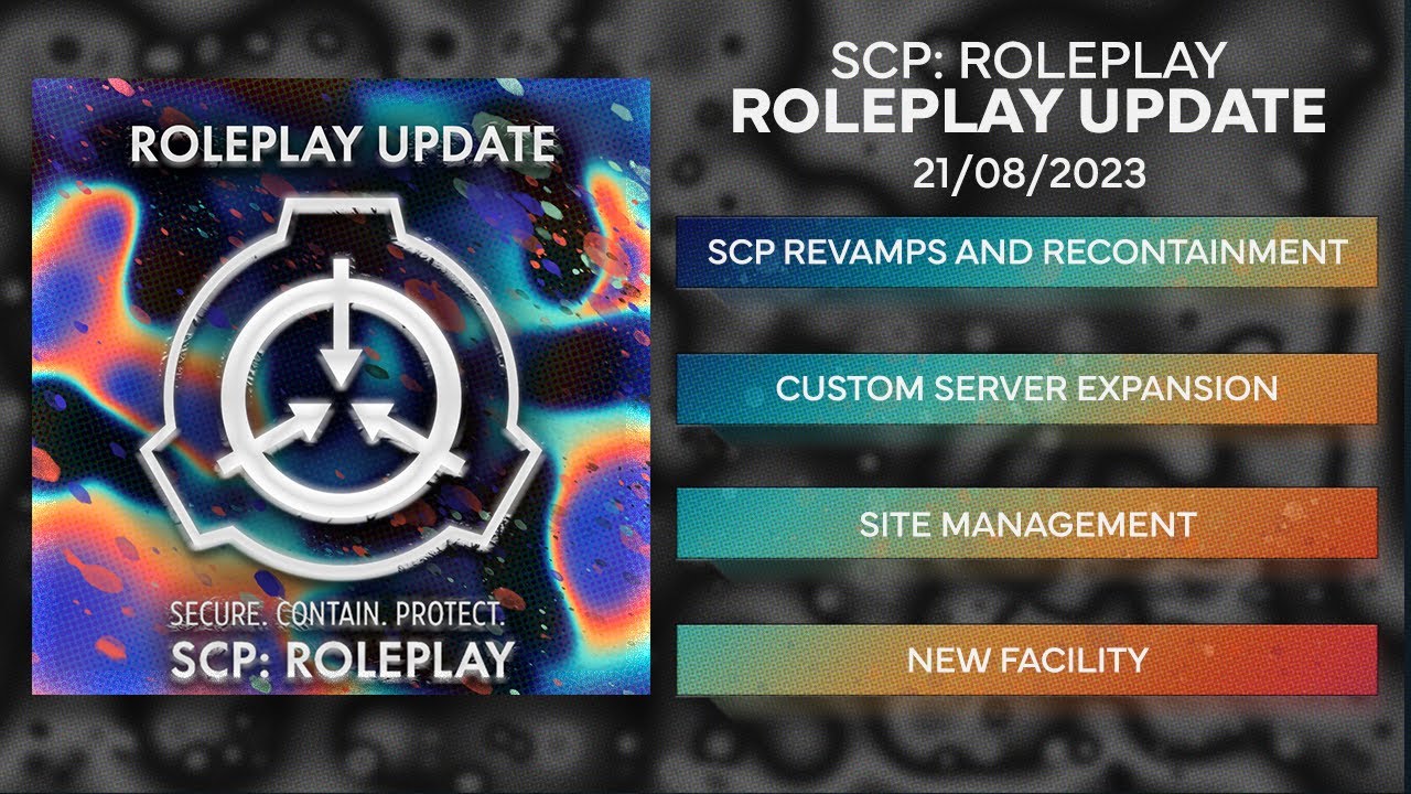 I'm working on SCP Roleplay in Roblox, I just finished 2 SCPs, SCP