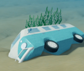 Sunken Camping Van Easter Egg Roblox Shark Bite Wiki Fandom - camper van roblox