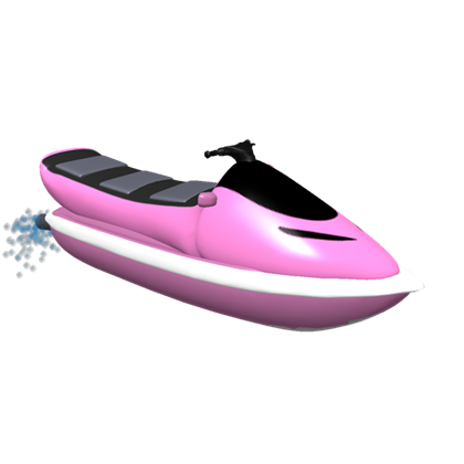 Pink Jetski Roblox Shark Bite Wiki Fandom - i rode a jet ski roblox