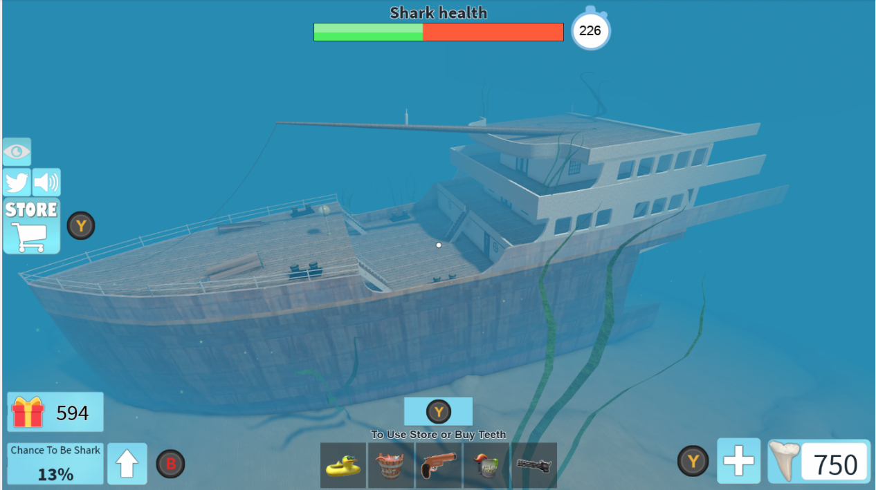 Titanic Wreck Roblox Shark Bite Wiki Fandom - roblox sharkbite titanic code