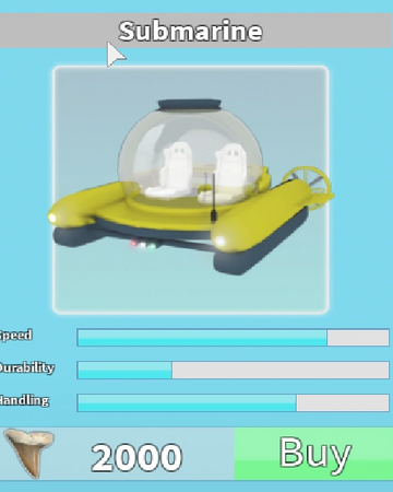 Submarine Roblox Shark Bite Wiki Fandom