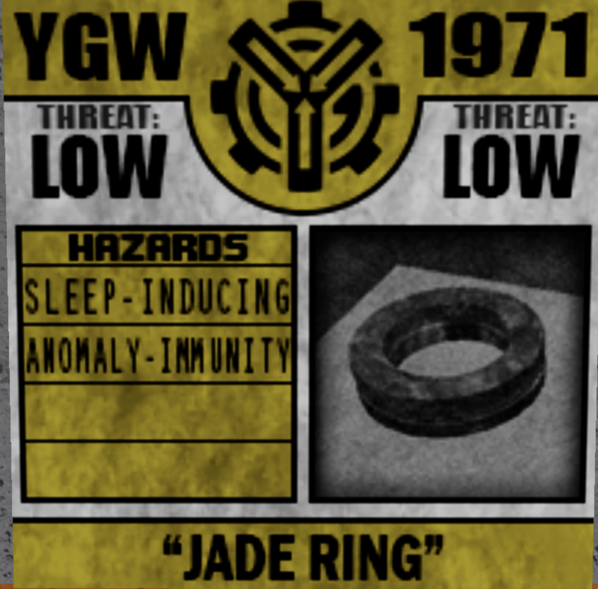 The Jade Ring/SCP-714 in SCP: Containment Breach #securecontainprotect