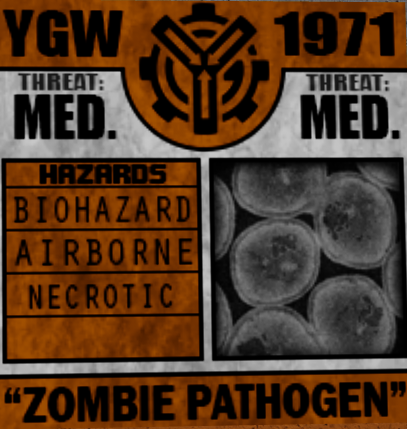 DO YOU THINK ZOMBIE VIRUS EXISTS , YES IT IS, IN SCP FOUNDATION IT KEPT IN  A SECURED PATHOGEN LAB WITH 24 