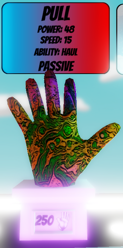 Sad Spongebob glove, The Fanmade Gloves of Slap Battles Wiki