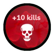 +10 kills button