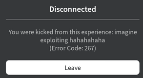 Exploiter kicking everyone from the server, how to find who