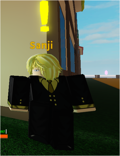 HOW TO MAKE FREE SANJI IN ROBLOX (one piece) 