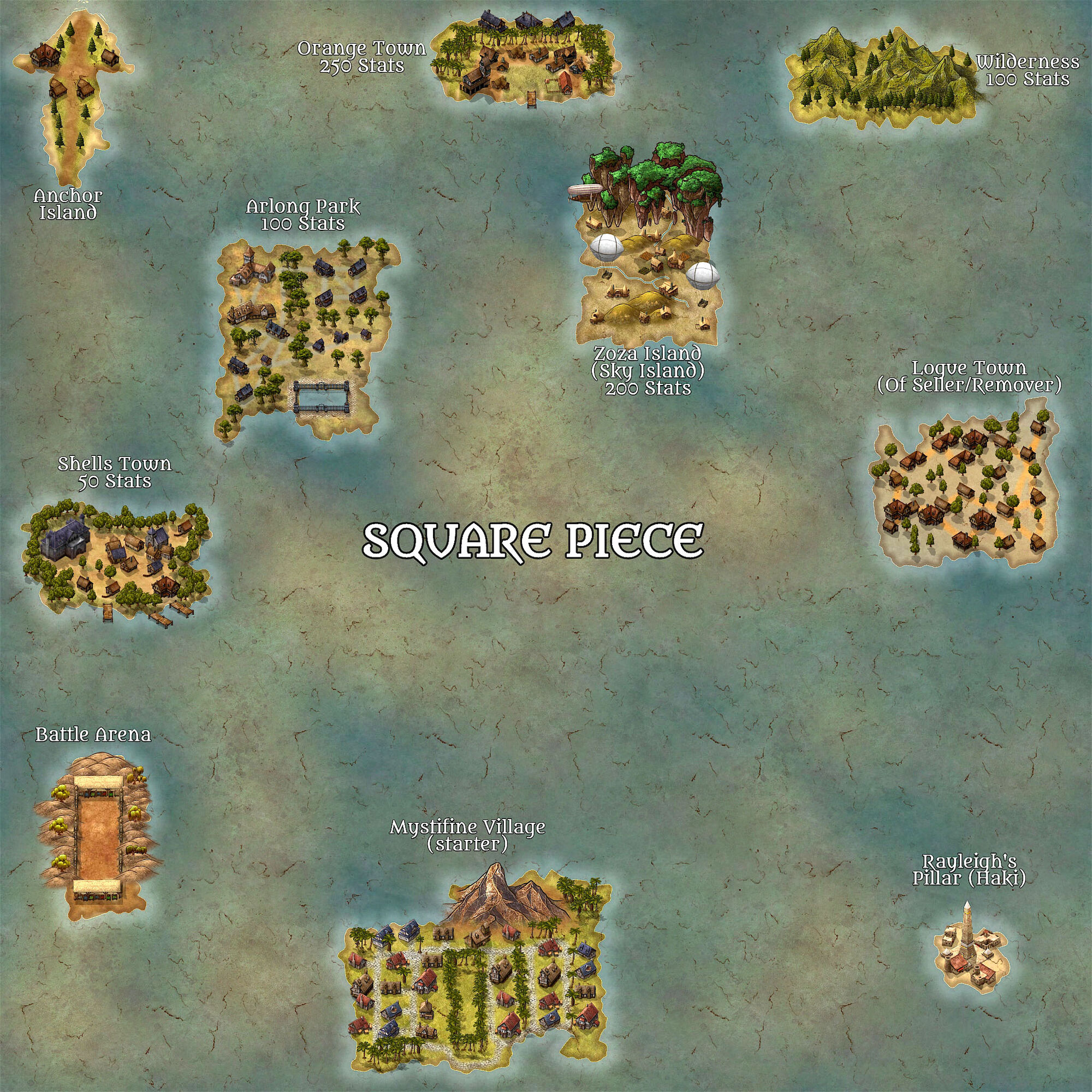 Islands Roblox Square Piece Wiki Fandom - arcade island 2 roblox wiki