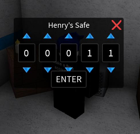 Henry S Safe Codes Roblox Street Simulator Wiki Fandom - homeless simulator code roblox
