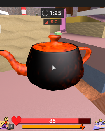 Teapot Roblox Super Bomb Survival Wiki Fandom - roblox golden teapot of pwnage