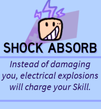 Shock Absorb Roblox Super Bomb Survival Wiki Fandom - electric shock roblox