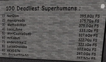 Updated Leaderboards Roblox Super Power Training Simulator Wiki Fandom - roblox super power training simulator 10 qa bt roblox super power training simulator gameplay Updated Leaderboards Roblox Super Power Training Simulator Wiki Fandom - 10 qa bt roblox super power training simulator gameplay