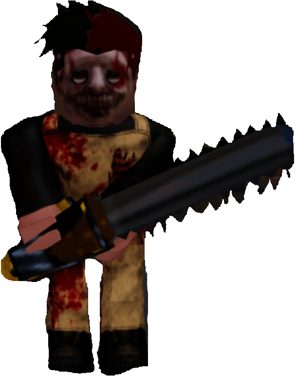 Leatherface Roblox Survive And Kill The Killers In Area 51 Wiki Fandom - transparent leatherface roblox