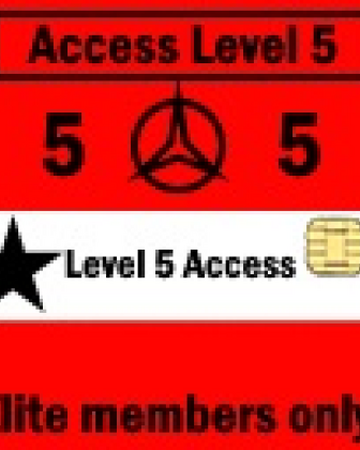 Level 5 Keycard Roblox Survive And Kill The Killers In Area 51 Wiki Fandom - level 0 key card roblox