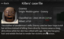 Granny (Game), Roblox Granny Wiki