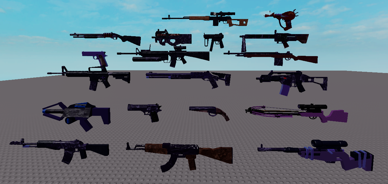 RE5 Assault rifles style and skin pack