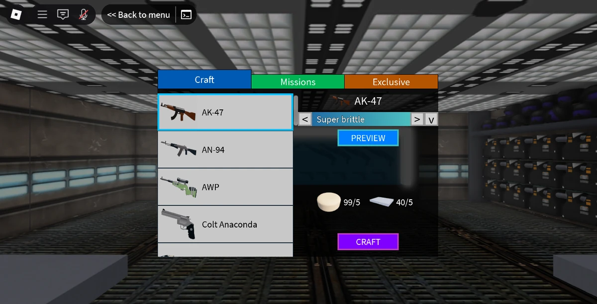 Weapon Skins | ROBLOX Survive and Kill the Killers in Area 51 Wiki | Fandom