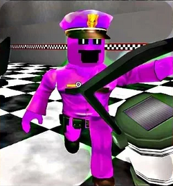 Como virar o purple guy DE GRAÇA no roblox 😎 #robloxgame #purpleguy #