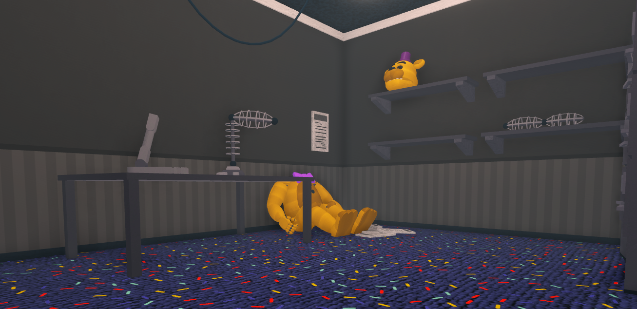 Becoming Nightbear in Roblox Fredbear and Friends Family Restaurant 