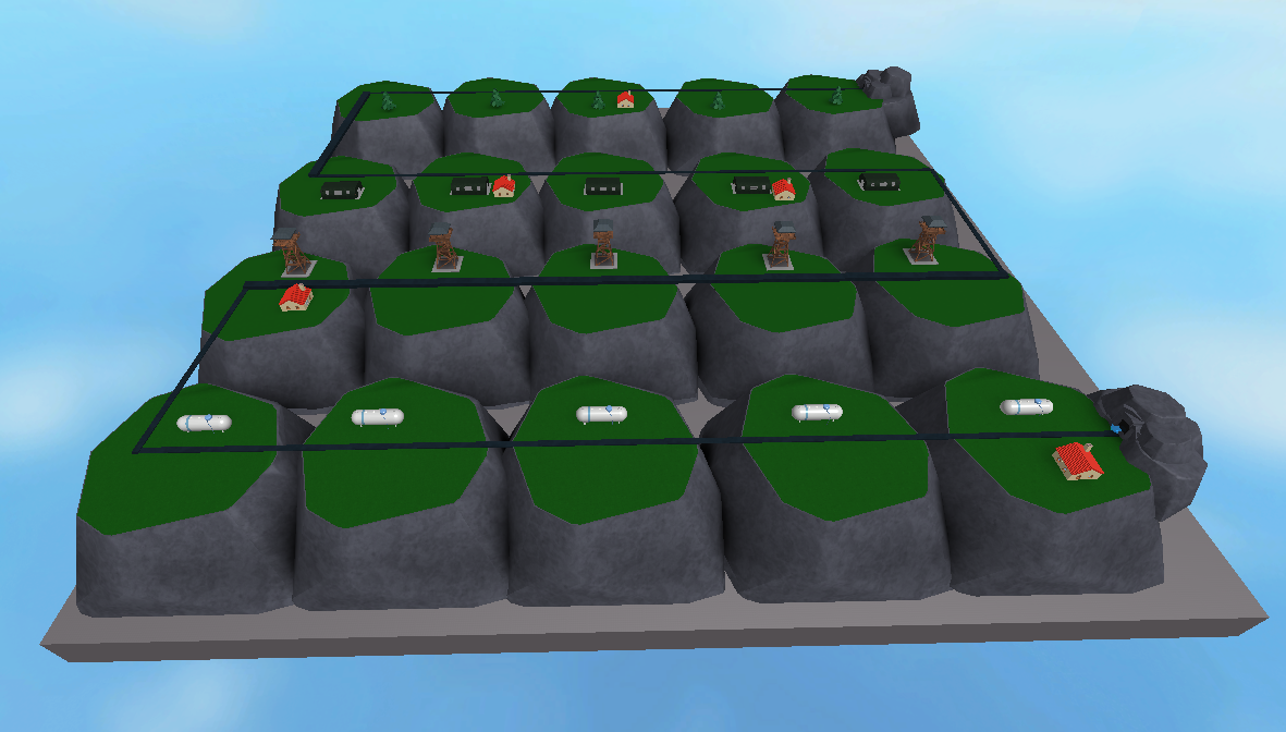 What are some good unique map ideas for my upcoming Roblox combat