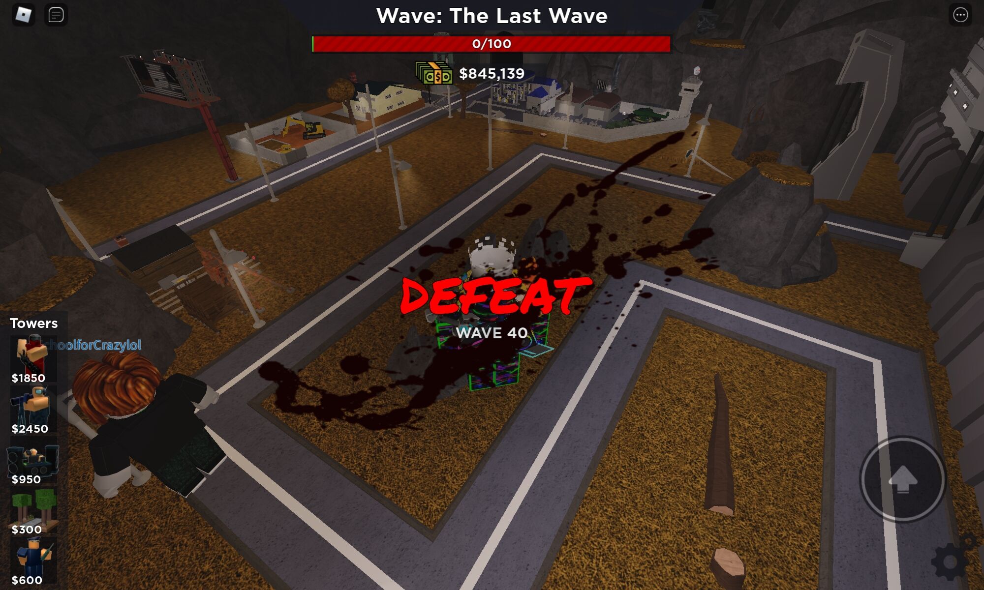 Survival Roblox Tower Battles Wiki Fandom - roblox tower battles beating the game
