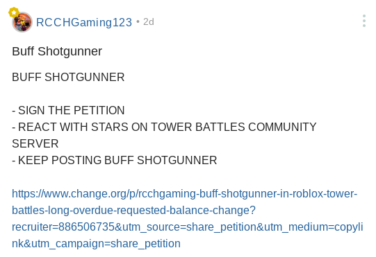 Category Blog Posts Roblox Tower Battles Wiki Fandom - petition roblox admins bring back servers petition