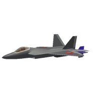 The Commander's F-22 Raptor.