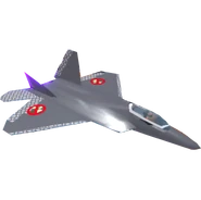 The previous F-22 Raptor.