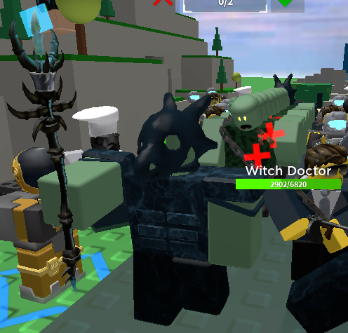 Witch Doctor Roblox Tower Defense Simulator Wiki Fandom - zombie killing simulator roblox