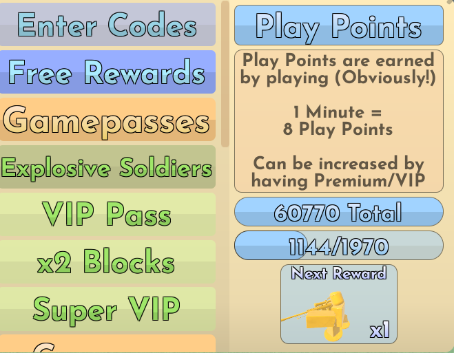 Free Rewards | Roblox Toy SoldierZ Wiki | Fandom