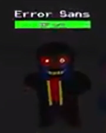 Error Sans Roblox Undertale Monster Mania Wiki Fandom - roblox undertale monster fighters codes