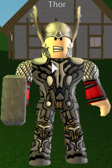 Roblox - MOD conheci o THOR!! 